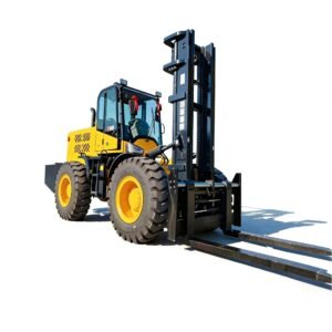 10-ton articulated off-road forklift
